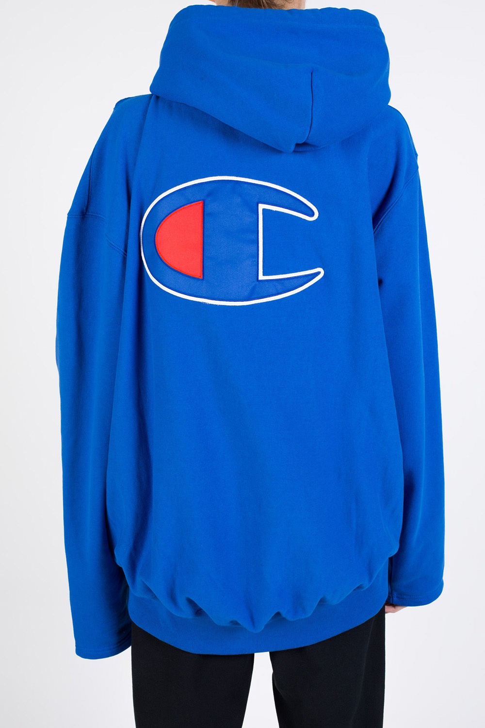 Blue Hooded sweatshirt Vetements x Champion VETEMENTS - Vitkac Canada